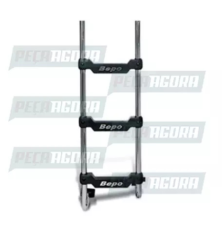 ESCADA TRASEIRA CROMADA PARA IVECO 450 E 37 BEPO (103027)