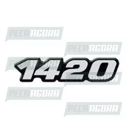 PAR EMBLEMA RESINADO ESPECIAL MERCEDES BENZ''1420'' (101116)