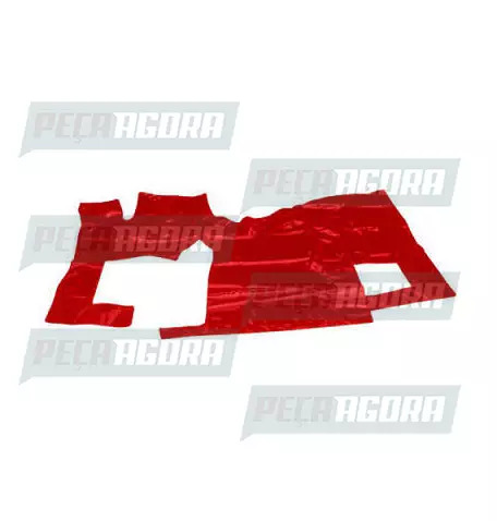 TAPETE VINIL VOLVO FH-12 COM CAPO 2006 - VERMELHO (419847)