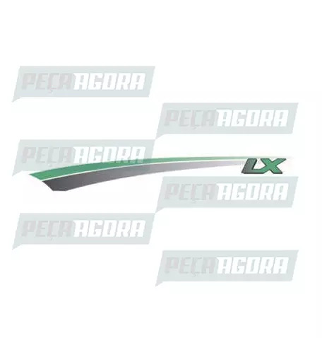 FAIXA LATERAL 3 ANOS LX 94 VERDE (418427)
