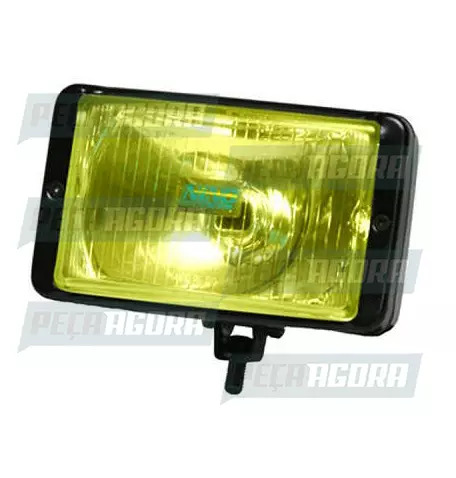 FAROL MILHA RET.VIDRO LISO AMAREL 152X78MM NINO (420066)