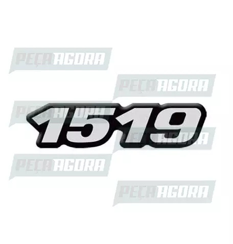 EMBLEMA PLASTICO PRETO MERCEDES BENZ''1519'' (101158)