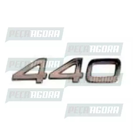EMBLEMA PLASTICO CROMADO VOLVO ''440'' (420259)