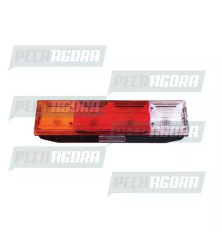 LENTE TRASEIRA MERCEDES BENZ 1618 BICUDO POLIESTIRENO IAM (241019)