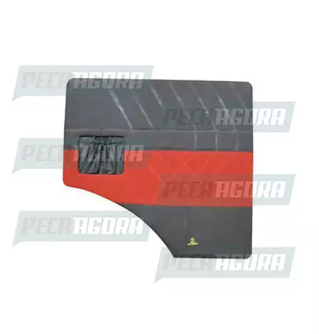 PAR FORRO PORTA MERCEDES BENZ 1113 COM BOLSA VELUDO VERM.SAO GERALDO (146028)