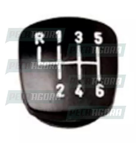 TAMPINHA BOLA CAMBIO PUNHO 06 MARCHAS PRETA RE CIMA (213063)