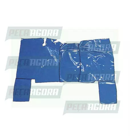 TAPETE VINIL D-60 - AZUL (419488)