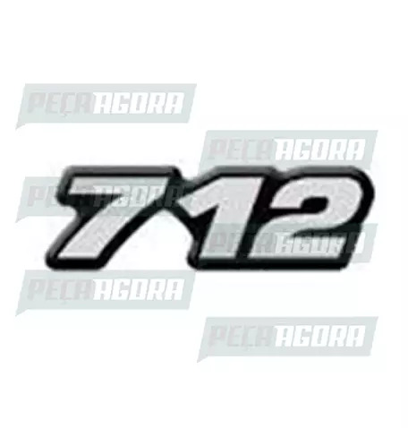 PAR EMBLEMA RESINADO ESPECIAL MERCEDES BENZ''712'' (101083)