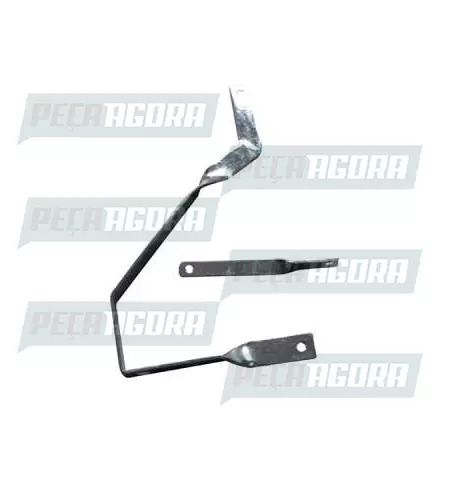 SUPORTE ANTENA PX ESCADA MODERNO UNIVERSAL TORCIDO CROMADA COM GUIA (417664)