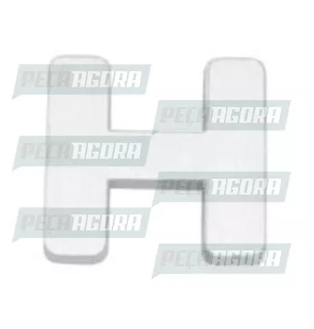 EMBLEMA PLASTICO LETRA ORIGINAL PARA SCANIA 112 ''H'' MENOR (528801)