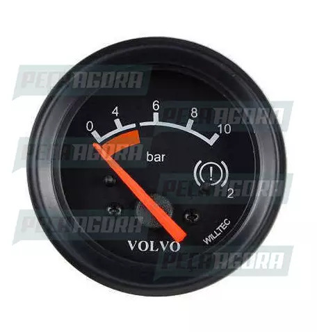 RELOGIO VOLVO MANOMETRO FREIO TRASEIRO 24V 60MM 12M (8123668)