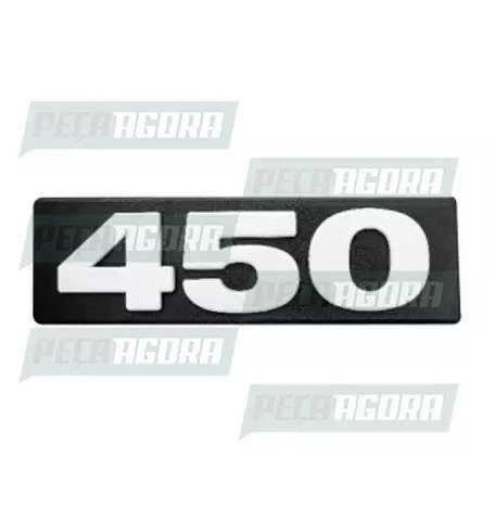 EMBLEMA PLASTICO GRADE ORIGINAL PARA SCANIA 143 ''450'' (1347202)