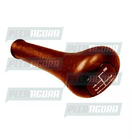 BOLA CAMBIO MERCEDES BENZ 1618 BICUDO PUNHO MARROM MACIA 6 MARCHAS (027047)