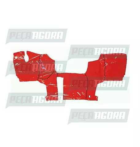 TAPETE VINIL TOYOTA 64/72 - VERMELHO (419721)