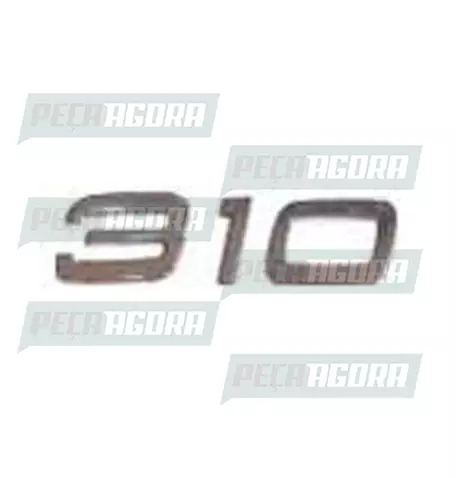 EMBLEMA PLASTICO CROMADO VOLVO ''310'' (420255)