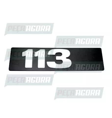 EMBLEMA PLASTICO CAPO ORIGINAL PARA SCANIA 113 ''113'' (384103,)