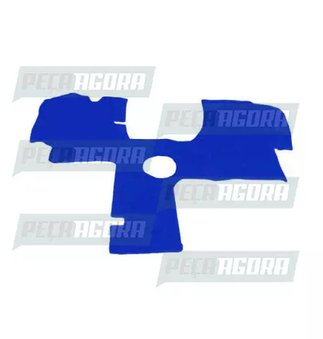 TAPETE VINIL MERCEDES-BENZ 710 99/2007 - AZUL (419849)