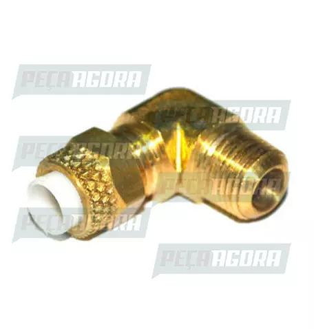 CONEXAO COTOVELO P/BUZINA AR COLUMBIA CANO NYLON 1/4X1/8NPT (077030)