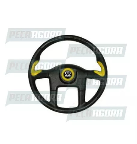 VOLANTE 450MM SPORT MERCEDES-BENZ 1618 BICUDO HPN BICUDO AMARELO (418277)