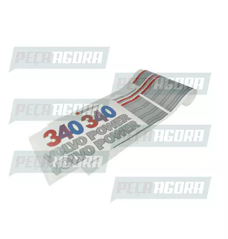 FAIXA LATERAL 1 LINHA VOLVO POWER 340 - 89 (419355)