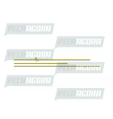 FAIXA LATERAL 1 ANO FUSCA 94 AMARELO (417867)