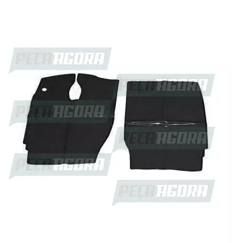 TAPETE VINIL PARA IVECO EUROTECH COM CAPO - PRETO (419567)