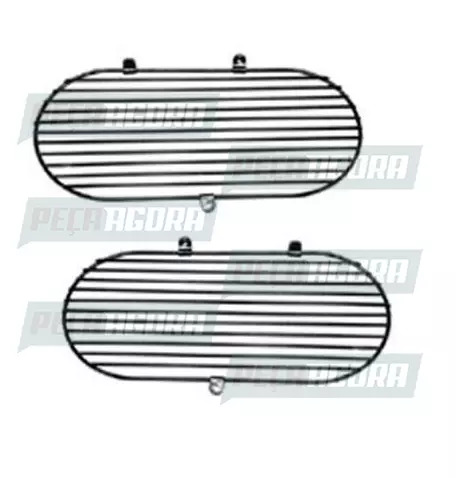 PAR GRADE PROTETORA FAROL CROMADA MERCEDES BENZ 1938 CARA CHATA (135068)