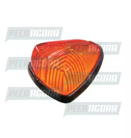 LENTE TETO EXTERNO DELIMITADORA MERCEDES BENZ CORUJA MODERNA 055 AF (241163)