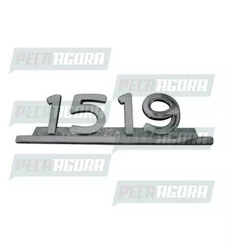 EMBLEMA ZAMAC CROMADO''1519'' (101264)