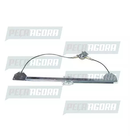 MAQUINA VIDRO ZINNI VOLVO NL10/12 90/94 CABINE LONGA ESQUERDO CABO ACO (8123551,