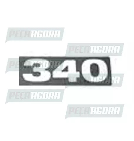 EMBLEMA PLASTICO FRONTAL ORIGINAL PARA SCANIA''340'' (417474)