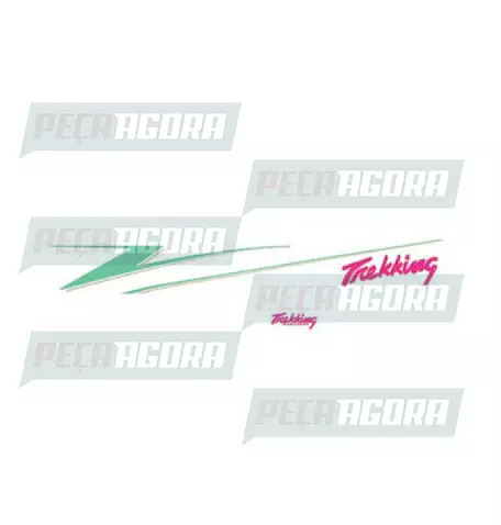 FAIXA LATERAL 3 ANOS LX 96 TREKKING VERDE (418431)