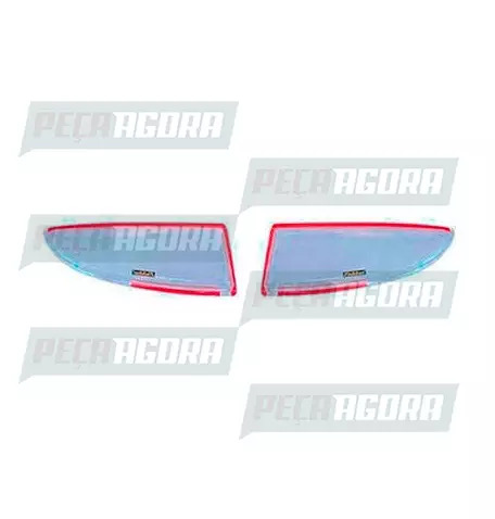 PAR PROTETOR ACRILICO MILHA PARA IVECO STRALIS 2008 ... (303016)