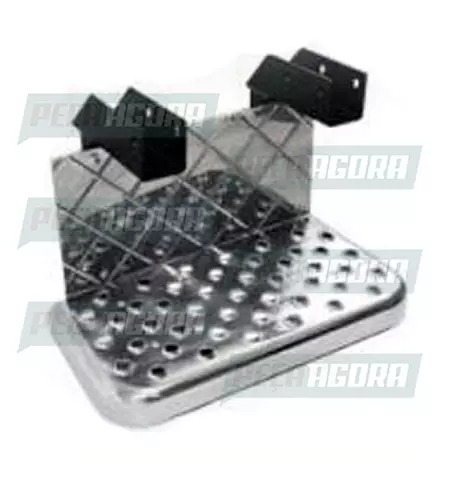 PAR ESTRIBO CROMADO MERCEDES BENZ 1113 ESCADA ROTAMIL 1024 (111033)