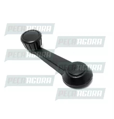 MANIVELA VIDRO VOLKSWAGEN CAMINHAO/AUTO PLASTICA PRETA UNIVEL (156005)
