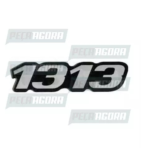 EMBLEMA PLASTICO PRETO MERCEDES BENZ''1313'' (101153)