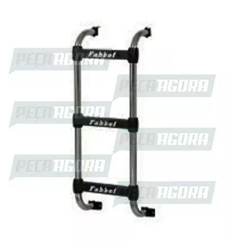 ESCADA TRASEIRA CROMADA VOLKSWAGEN CONSTELLATION BAIXO 3 DEGR.FABBOF (103038)