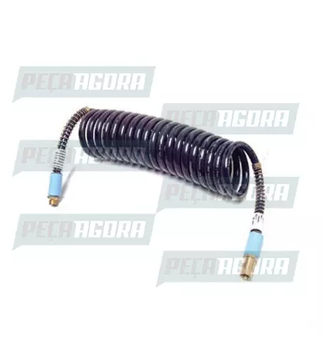 MANGUEIRA ESPIRAL CARRETA NYLON PARA SCANIA 124 5,50 MT.PRETA TOP (155033)