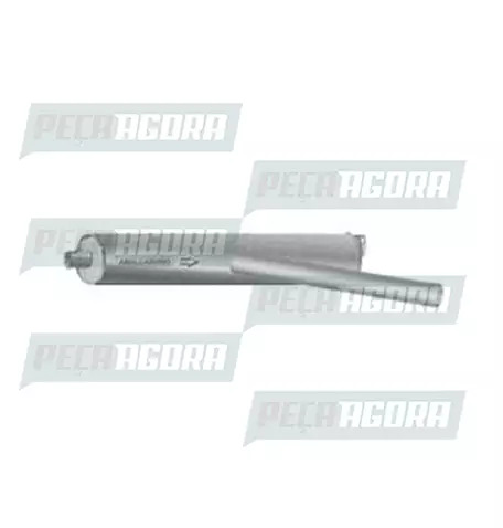 SILENCIOSO ORIGINAL MERCEDES BENZ 9021 TODOS 69/88 TAMPA DUPLA SEM MIOLO 4,0'' A