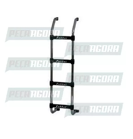 ESCADA TRASEIRA CROMADA MERCEDES BENZ 1938 L BICUDO/INTERNACIONAL  4 DEGRAUS FAB