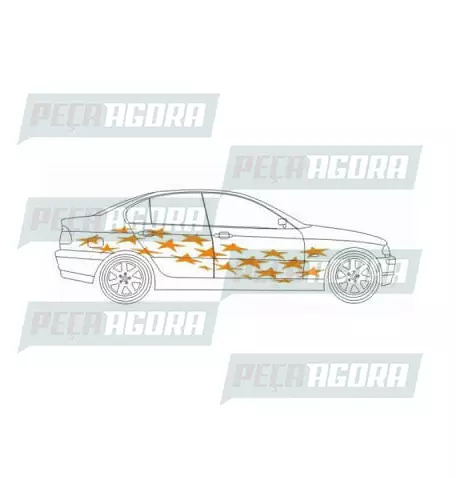 FAIXA LATERAL 1 LINHA ESPELHADA 3136BL (419291)