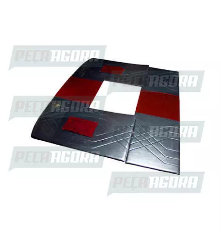 FORRO TETO SAO GERALDO VELUDO MB 1519 CABINE DUPLA VERMELH (221021)