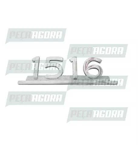 EMBLEMA ZAMAC CROMADO''1516'' (419269)