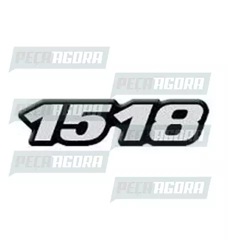 PAR EMBLEMA RESINADO ESPECIAL MERCEDES BENZ''1518'' (101051)
