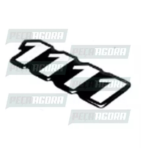 PAR EMBLEMA RESINADO ESPECIAL MERCEDES BENZ''1111'' (101031)
