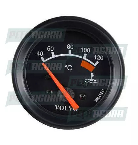 RELOGIO VOLVO TERMOMETRO AGUA 40-120 24V 60MM 12M (273039)