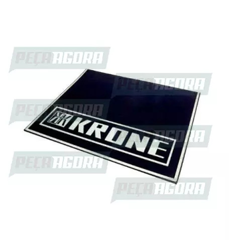 PARABARRO ORIGINAL KRONE BRANCO 650X530MM BORRACHA (009067)