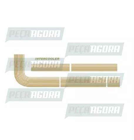 FAIXA LATERAL 1 LINHA PARA SCANIA 112 86 T - OURO (418396)