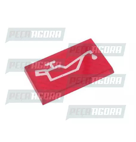 LENTE PAINEL ANTIGO PRESSAO OLEO VERMELHA (248003)