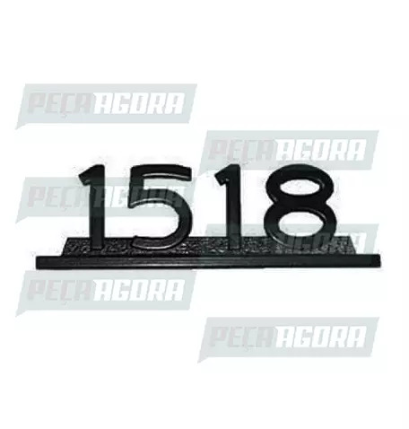 EMBLEMA ZAMAC PRETO''1518'' (101176)